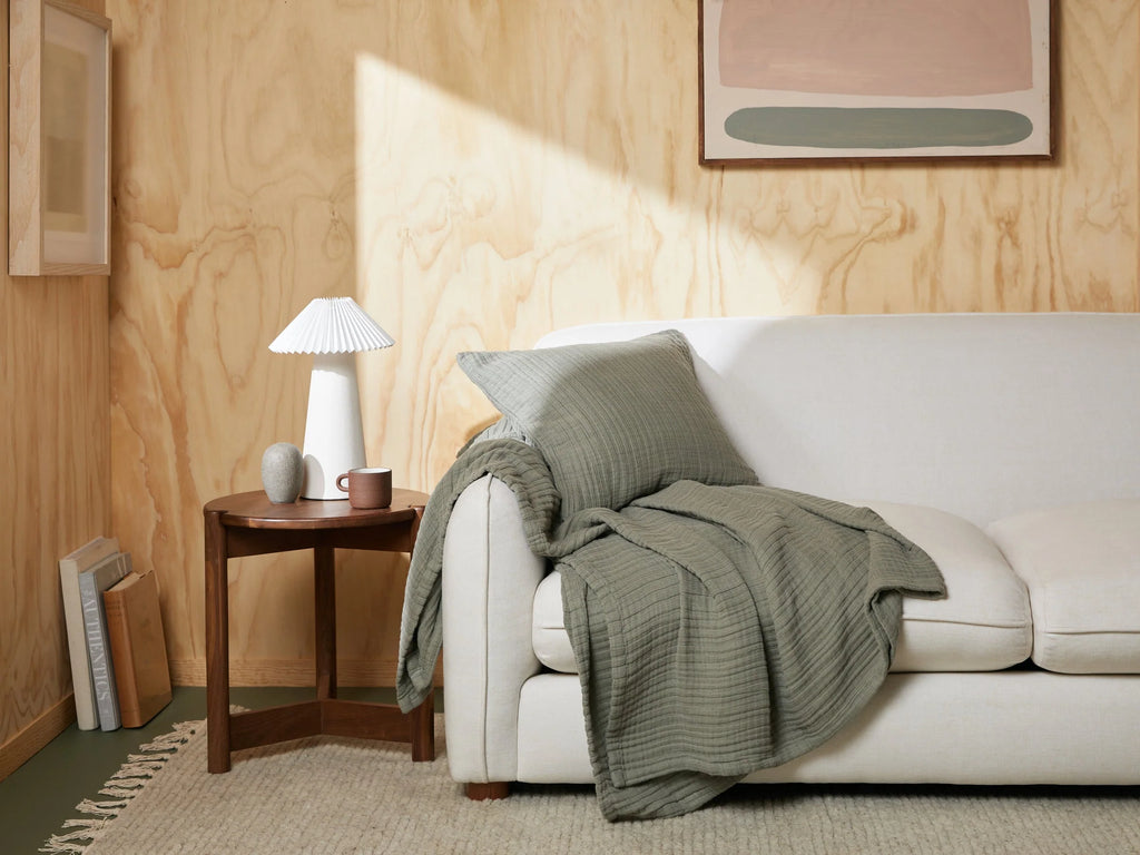 SoftLayers® Cloud Linen Gauze Throw 5