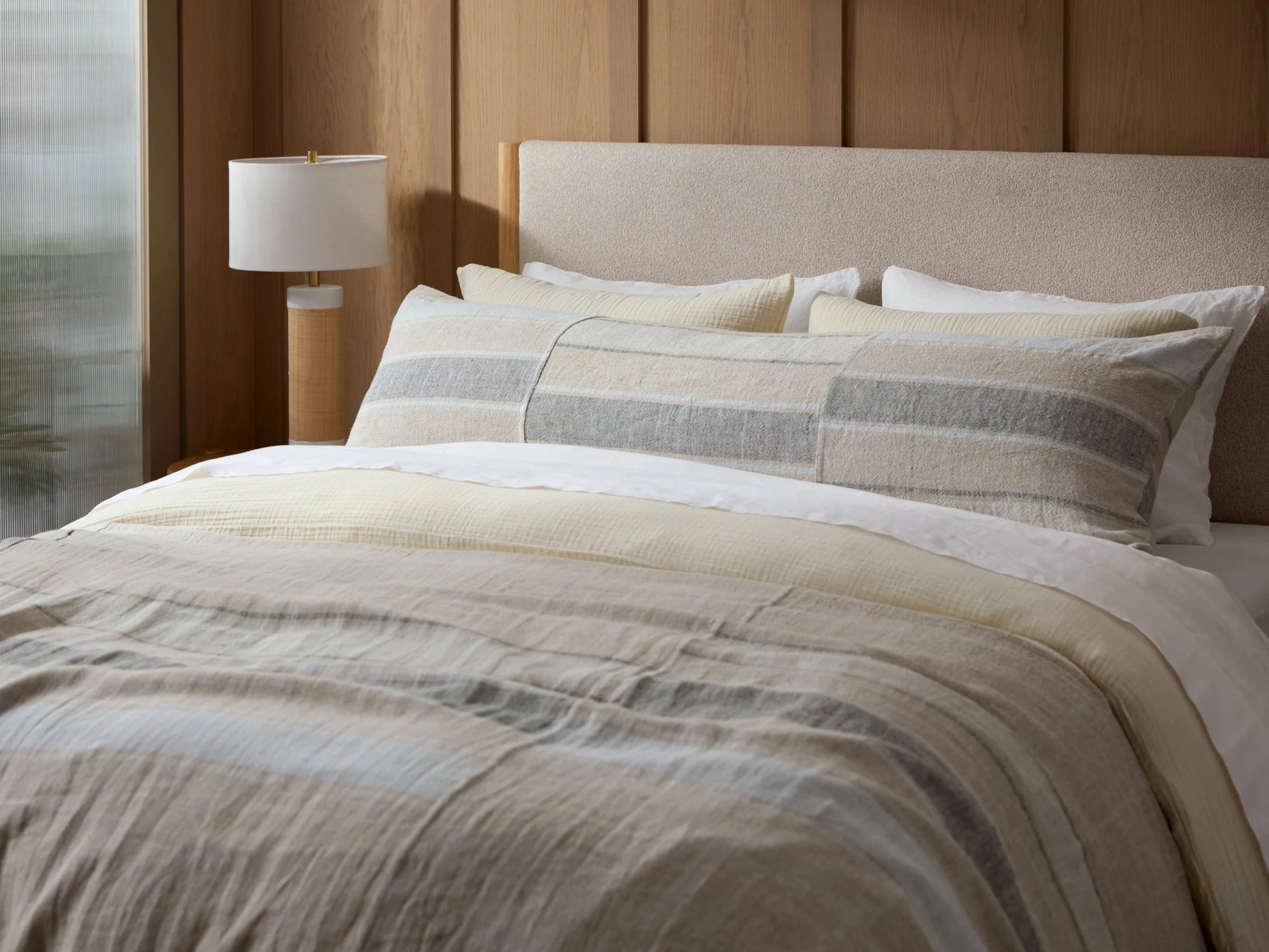 SoftLayers® Heritage Linen Body Pillow Cover 2