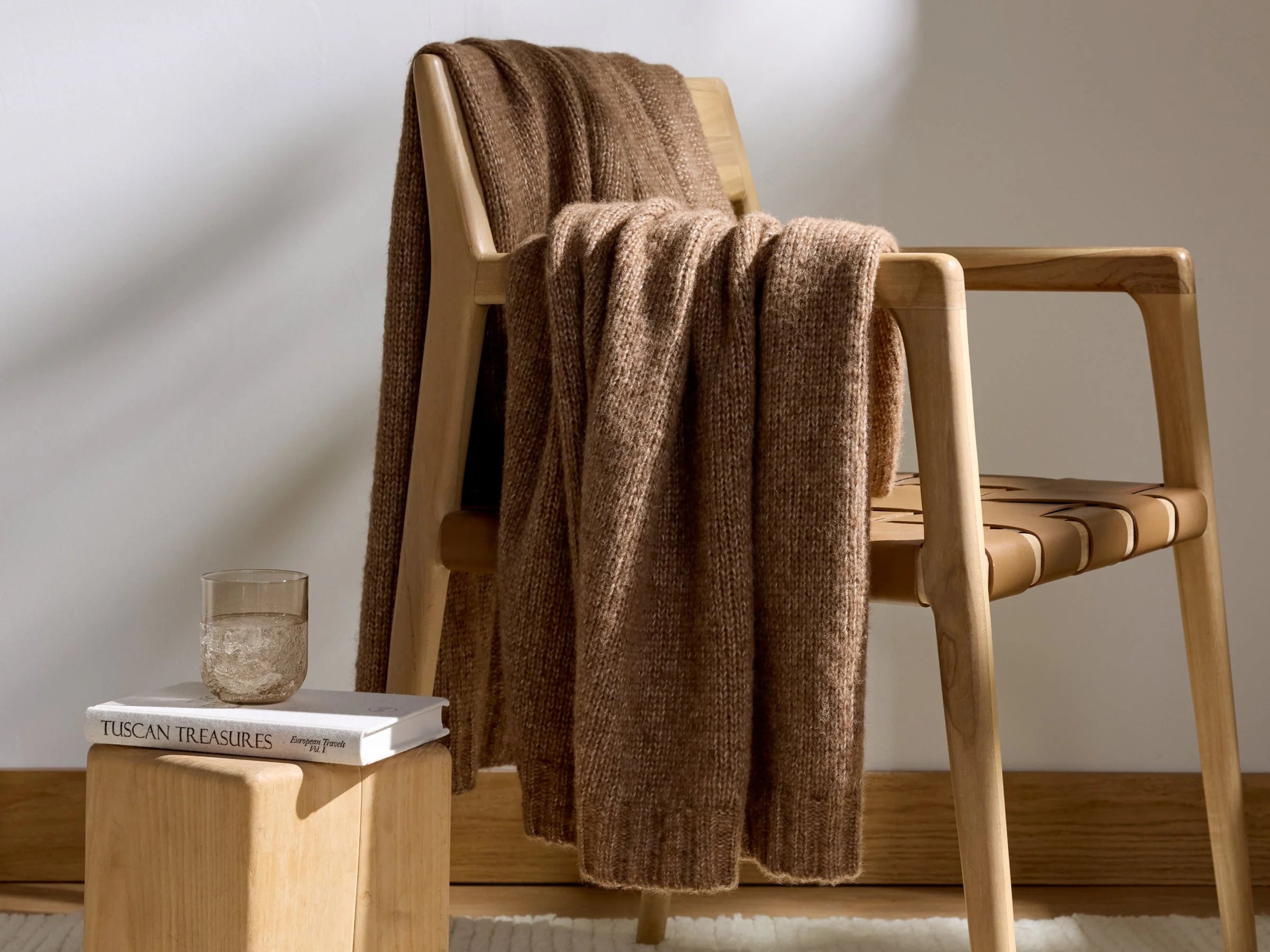 SoftLayers® Natural Alpaca Throw 1