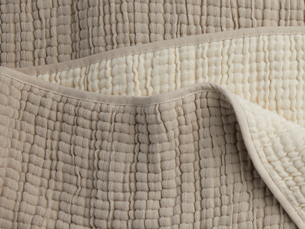 SoftLayers® Organic Channel Gauze Throw 4