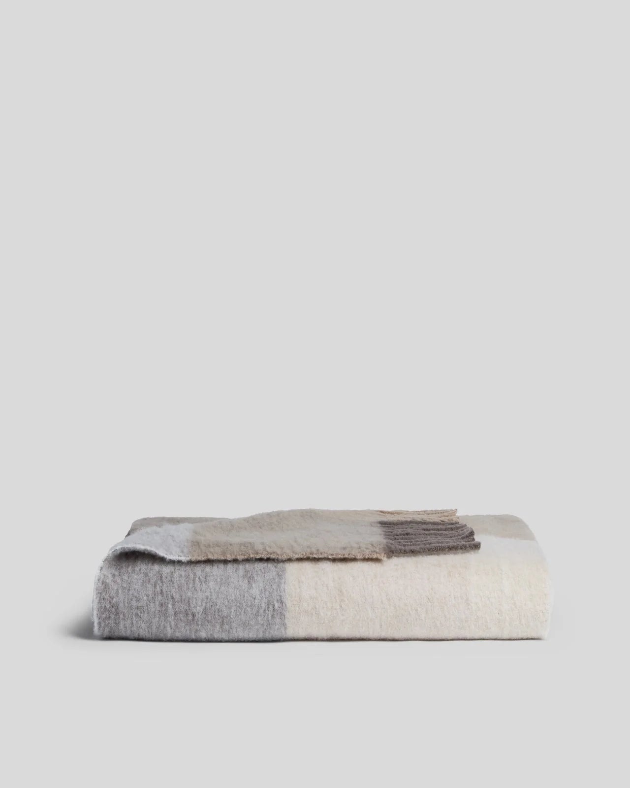 SoftLayers® Plaid Wool Alpaca Throw 2