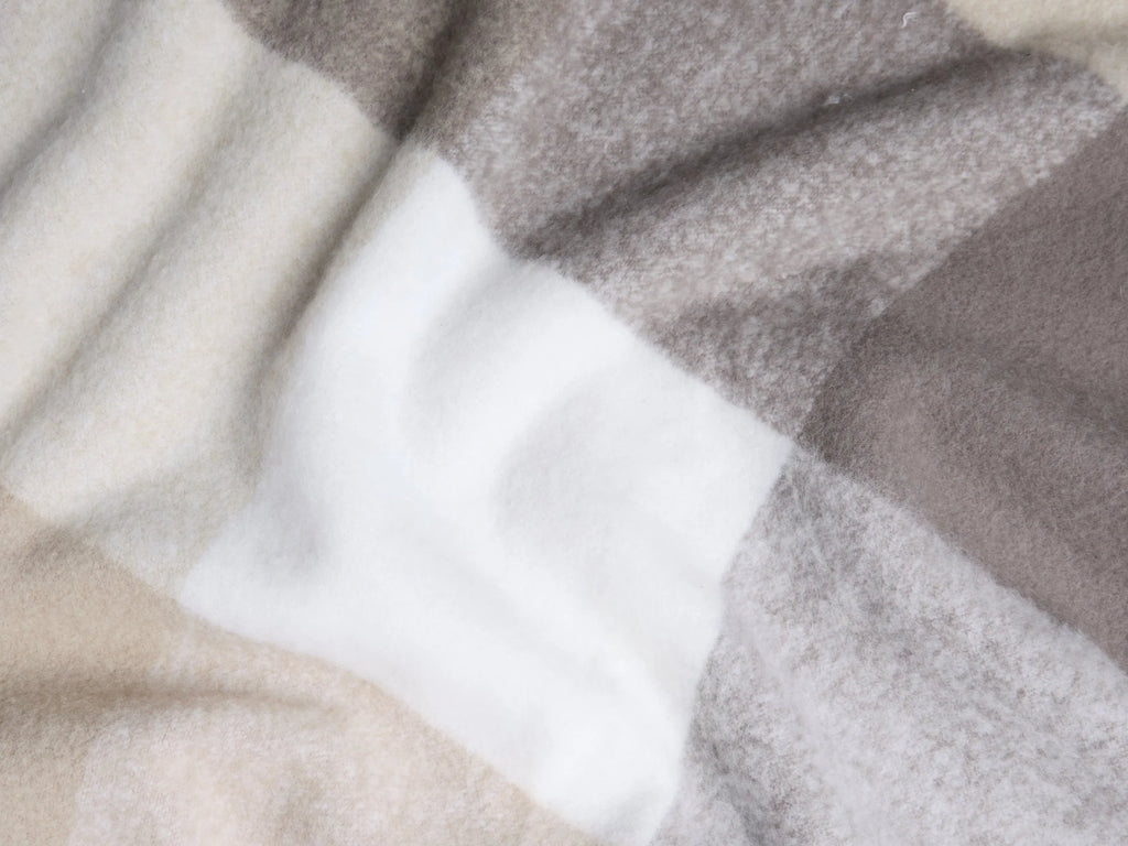 SoftLayers® Plaid Wool Alpaca Throw 2