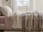 SoftLayers® Plaid Wool Alpaca Throw 2