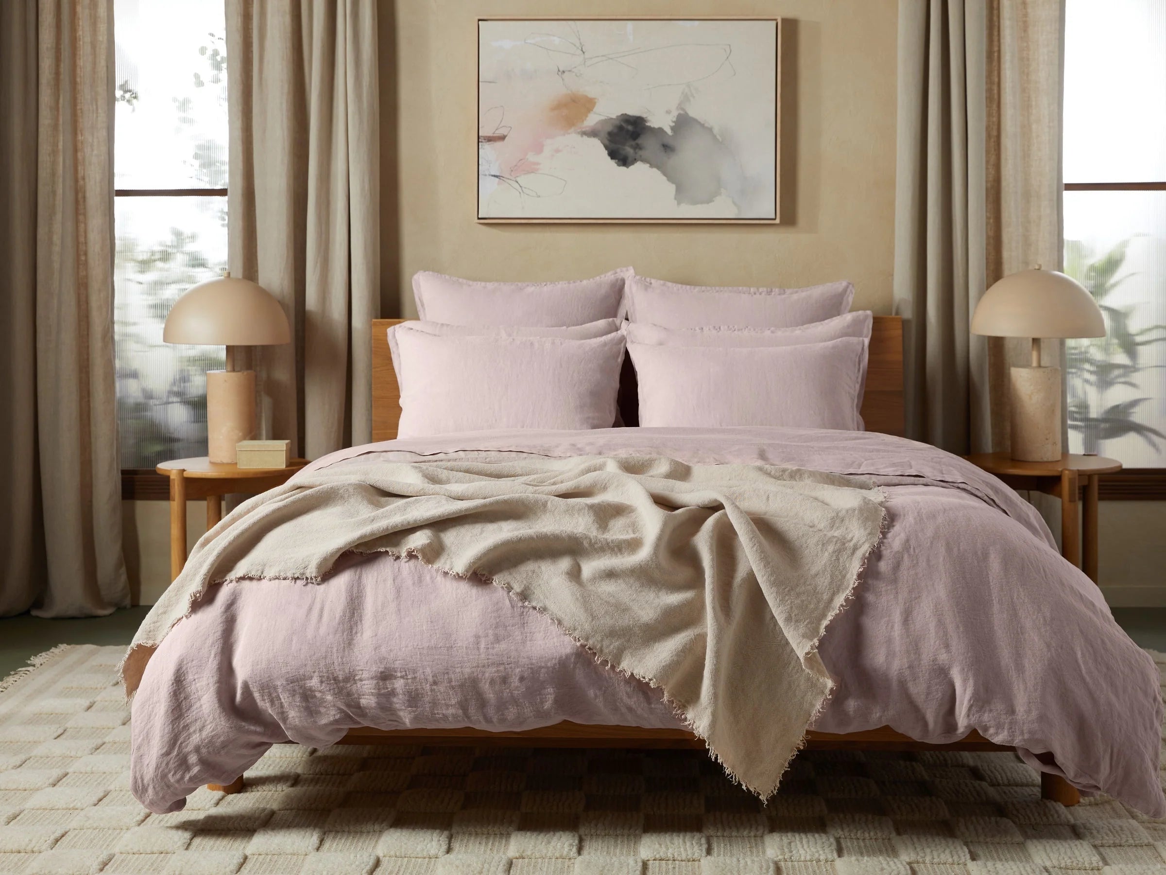 SoftLayers® Vintage Linen Throw 3